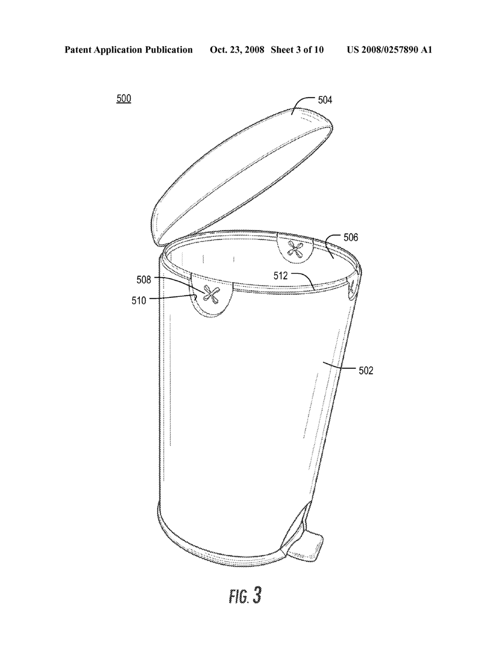 CONTAINER ASSEMBLIES WITH BAG ENGAGING MEMBER - diagram, schematic, and image 04