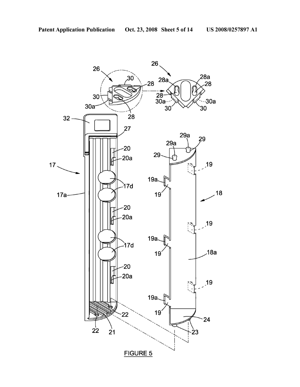 Slide and Clip-In Corner Support - diagram, schematic, and image 06