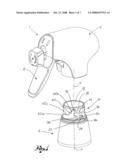 Closing System For a Container, For Example For Trigger Dispenser diagram and image