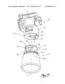 Closing System For a Container, For Example For Trigger Dispenser diagram and image