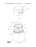 Closing System For a Container, For Example For Trigger Dispenser diagram and image