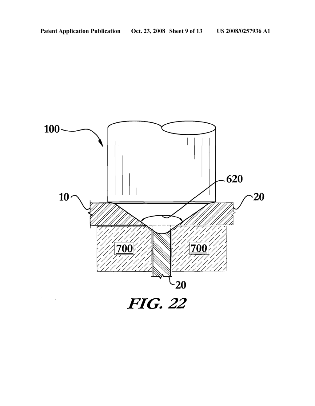 MULTI-SECTION FACED SHOULDERLESS RETRACTABLE VARIABLE PENETRATION FRICTION STIR WELDING TOOL - diagram, schematic, and image 10