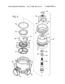 Plumbing valve with undulating disk surface diagram and image