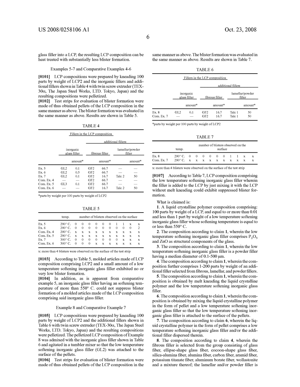 LIQUID CRYSTALLINE POLYMER COMPOSITION AND MOLDED ARTICLE MADE OF THE SAME - diagram, schematic, and image 07