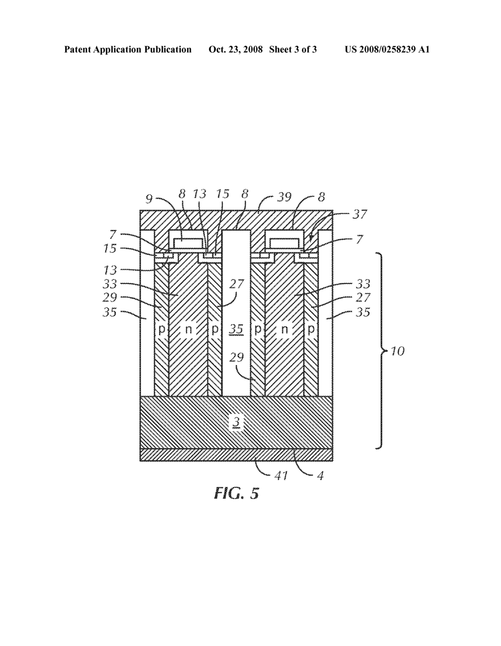 METHODS FOR MANUFACTURING A TRENCH TYPE SEMICONDUCTOR DEVICE HAVING A THERMALLY SENSITIVE REFILL MATERIAL - diagram, schematic, and image 04