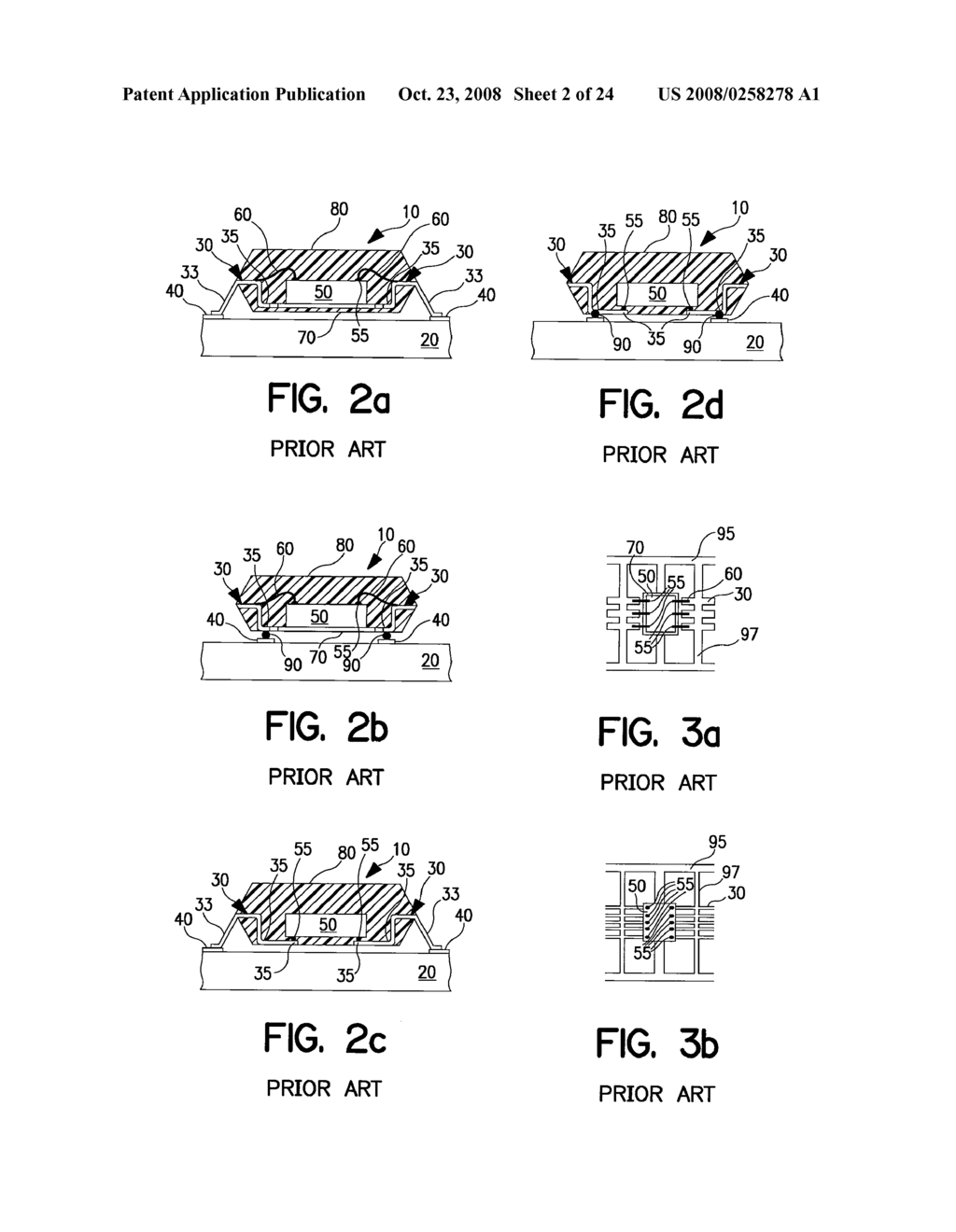 Partially patterned lead frames and methods of making and using the same in semiconductor packaging - diagram, schematic, and image 03