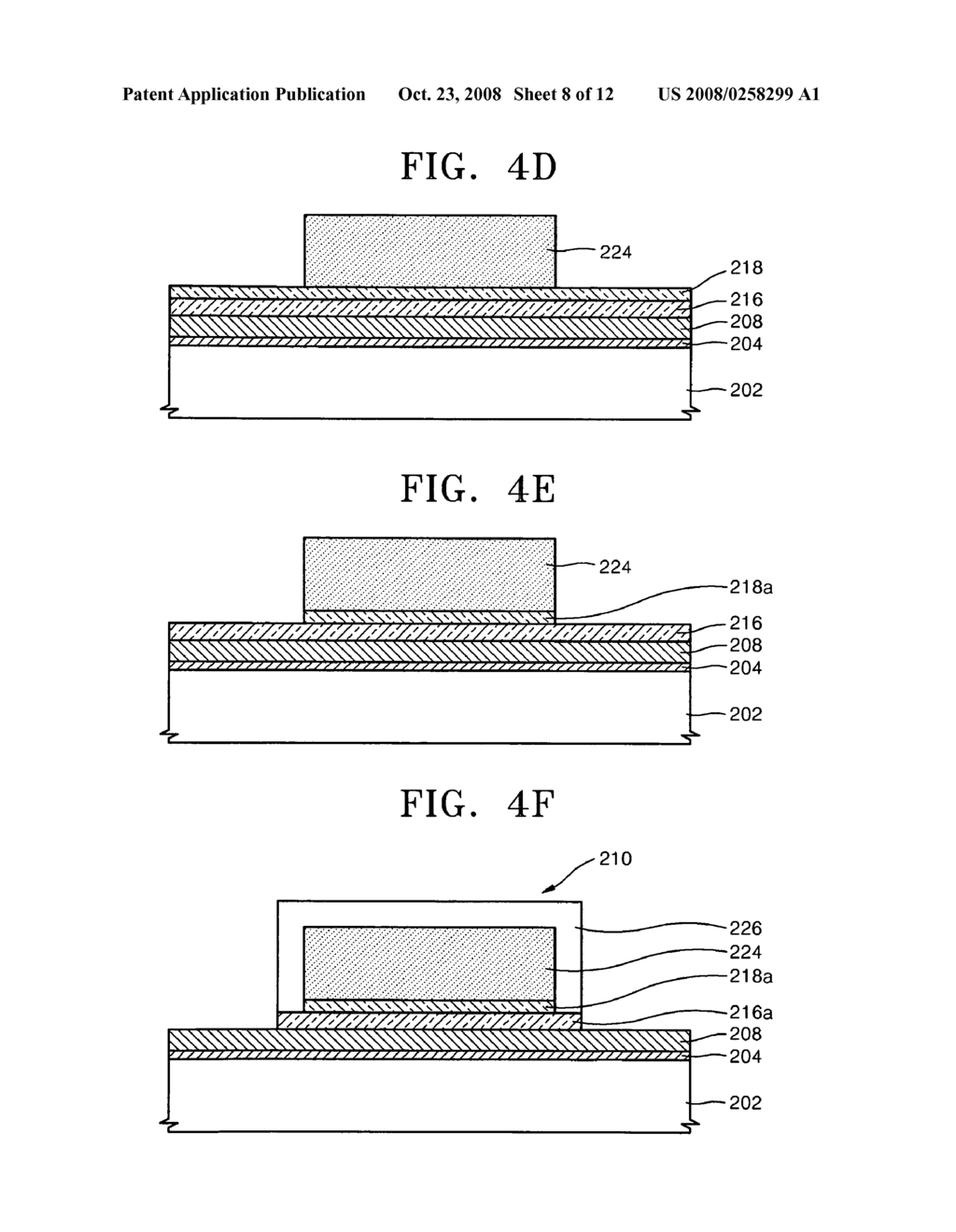 Method of manufacturing a semiconductor device having an even coating thickness using electro-less plating, and related device - diagram, schematic, and image 09