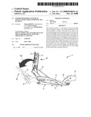 Snowboard binding with rear step-in and securing of boot by toe element diagram and image