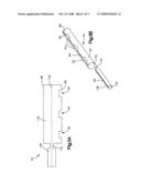 Inflatable curtain module with push-in fastener diagram and image