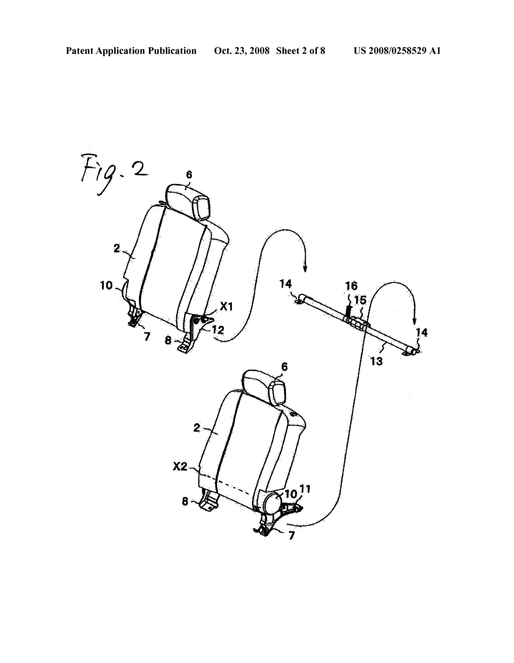 ATTACHING STRUCTURE OF SPLIT TYPE SEAT BACK - diagram, schematic, and image 03