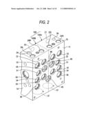 VEHICLE BRAKE CONTROL UNIT BASE BODY AND VEHICLE BRAKE CONTROL UNIT diagram and image