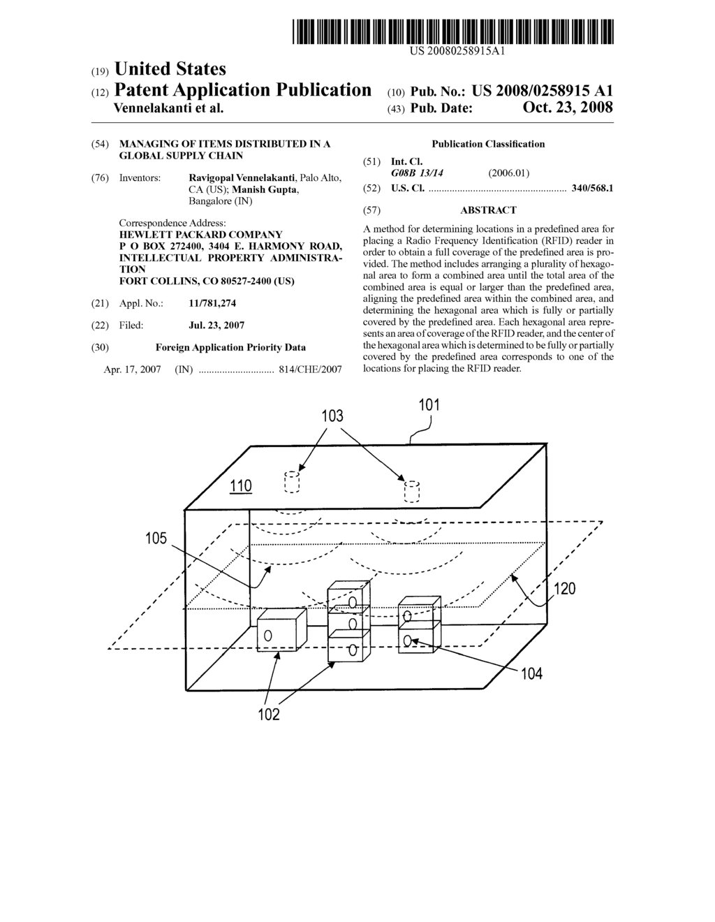 Managing Of Items Distributed In A Global Supply Chain - diagram, schematic, and image 01