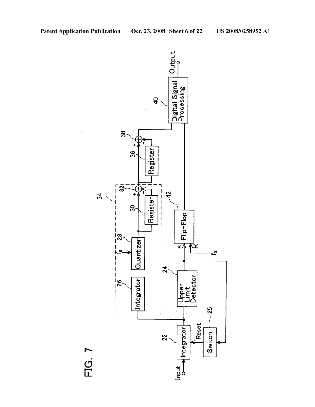 Delta Sigma Modulator and Delta Sigma Analog-Digital Converter - diagram, schematic, and image 07