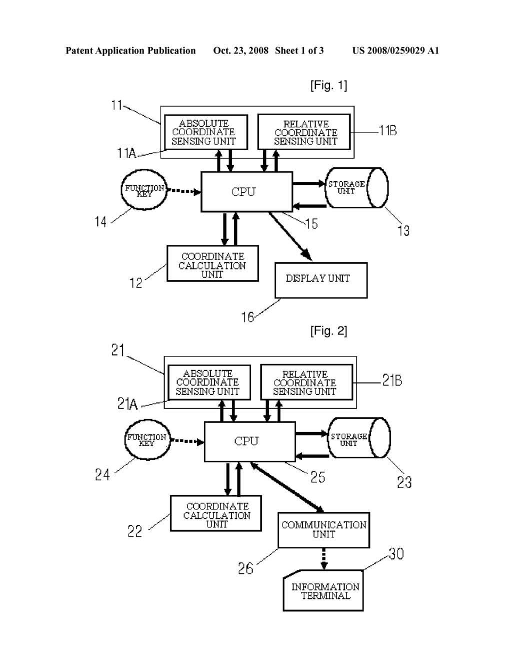 Input Device Having the Function of Recognizing Hybrid Coordinates and Operating Method of the Same - diagram, schematic, and image 02