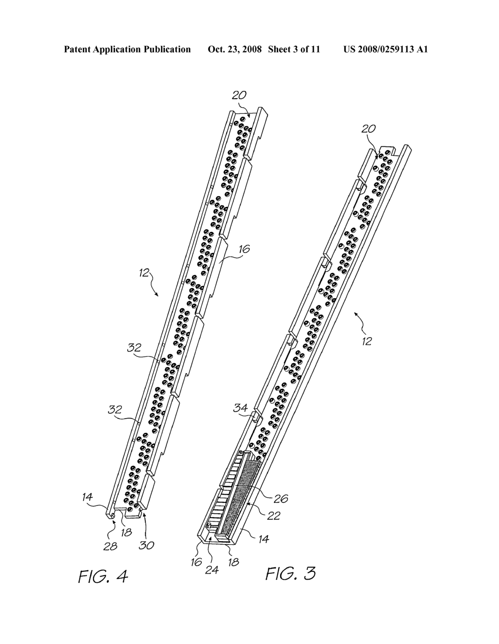 PRINTHEAD ASSEMBLY WITH PRINTHEAD IC TILES - diagram, schematic, and image 04