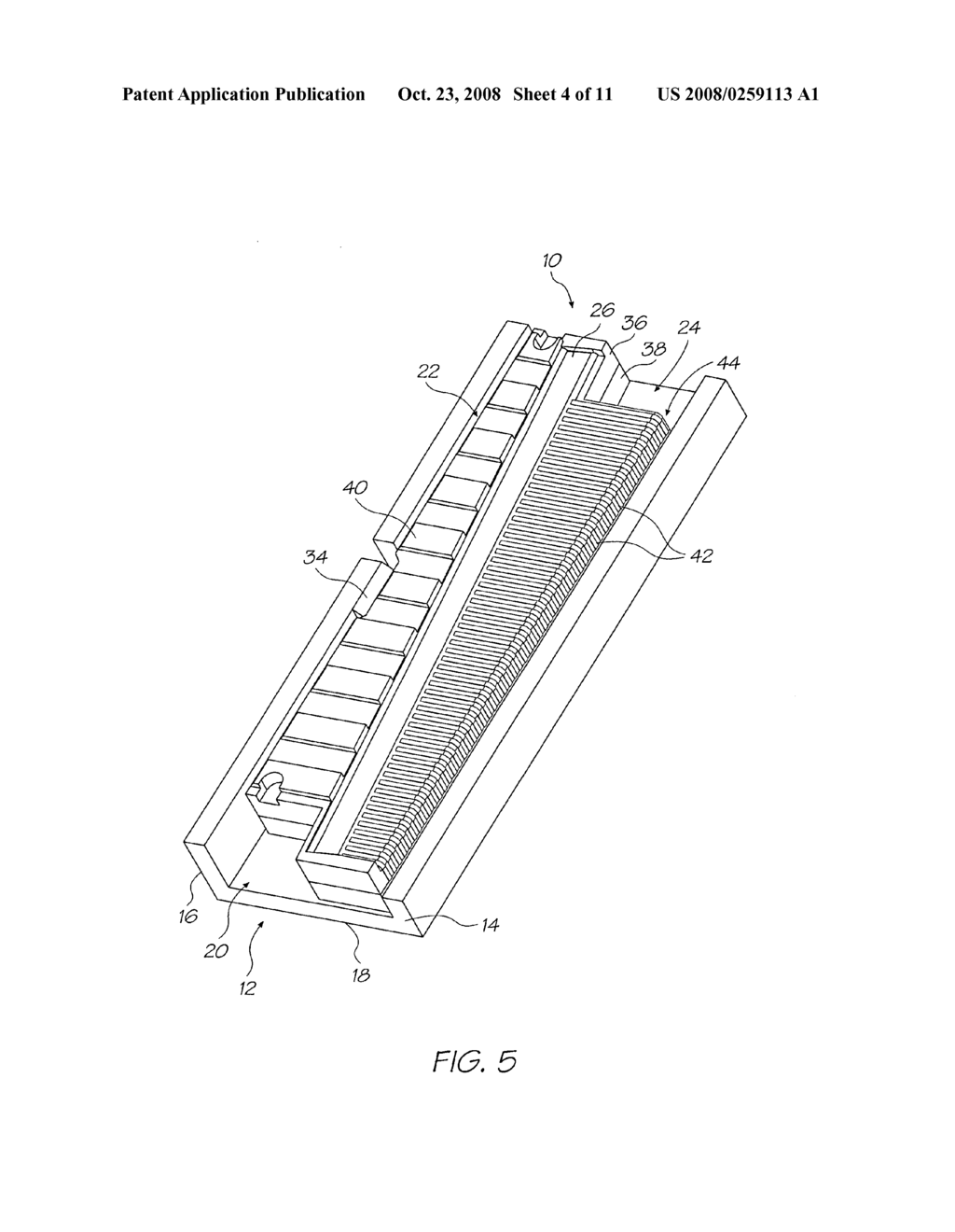 PRINTHEAD ASSEMBLY WITH PRINTHEAD IC TILES - diagram, schematic, and image 05