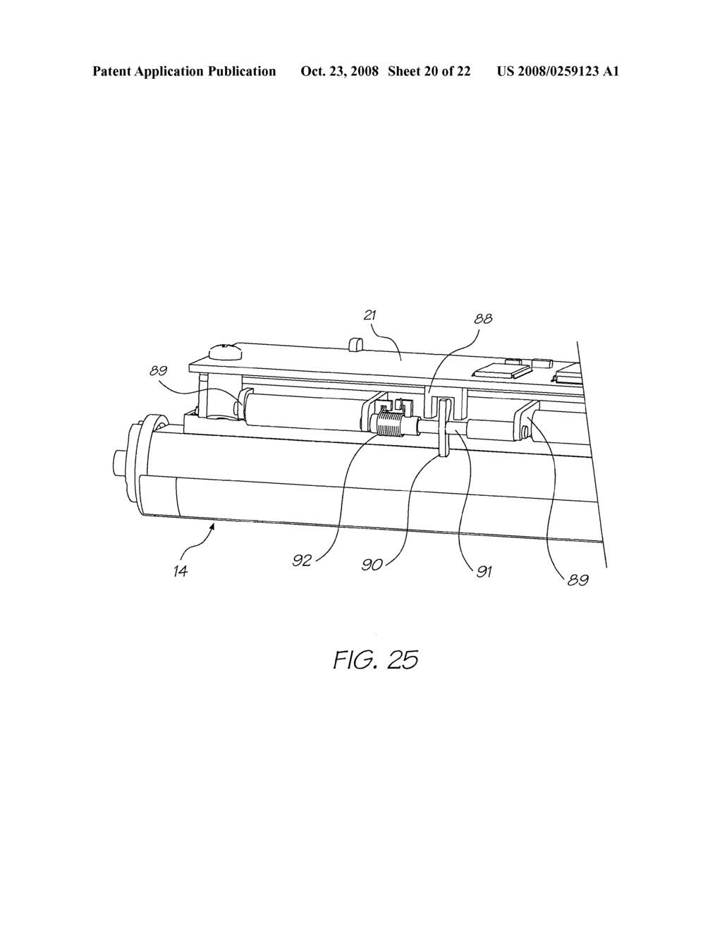 PRINTHEAD ASSEMBLY WITH AN INK CASSETTE HAVING AN AIR FILTER - diagram, schematic, and image 21