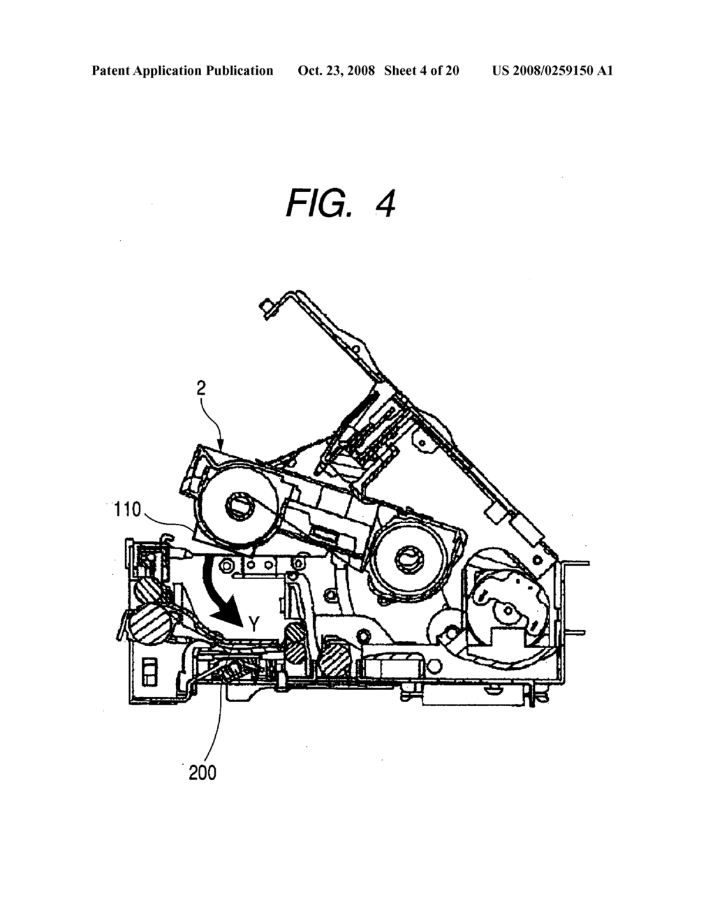 Printer and ink cassette therefor - diagram, schematic, and image 05