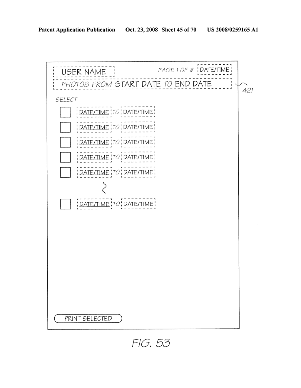 CAMERA HAVING PRINTER FOR PRINTING INTERACTIVE INTERFACES - diagram, schematic, and image 46