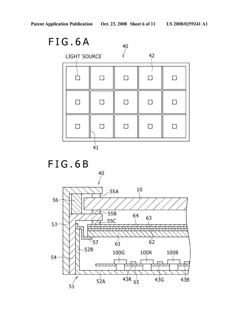 AREA LIGHT SOURCE APPARATUS AND LIQUID CRYSTAL DISPLAY APPARATUS ASSEMBLY - diagram, schematic, and image 07