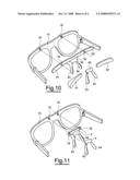 Eyewear Item, Especially Glasses Frames, Comprising a Support Provided with a Thermoformable Foam diagram and image