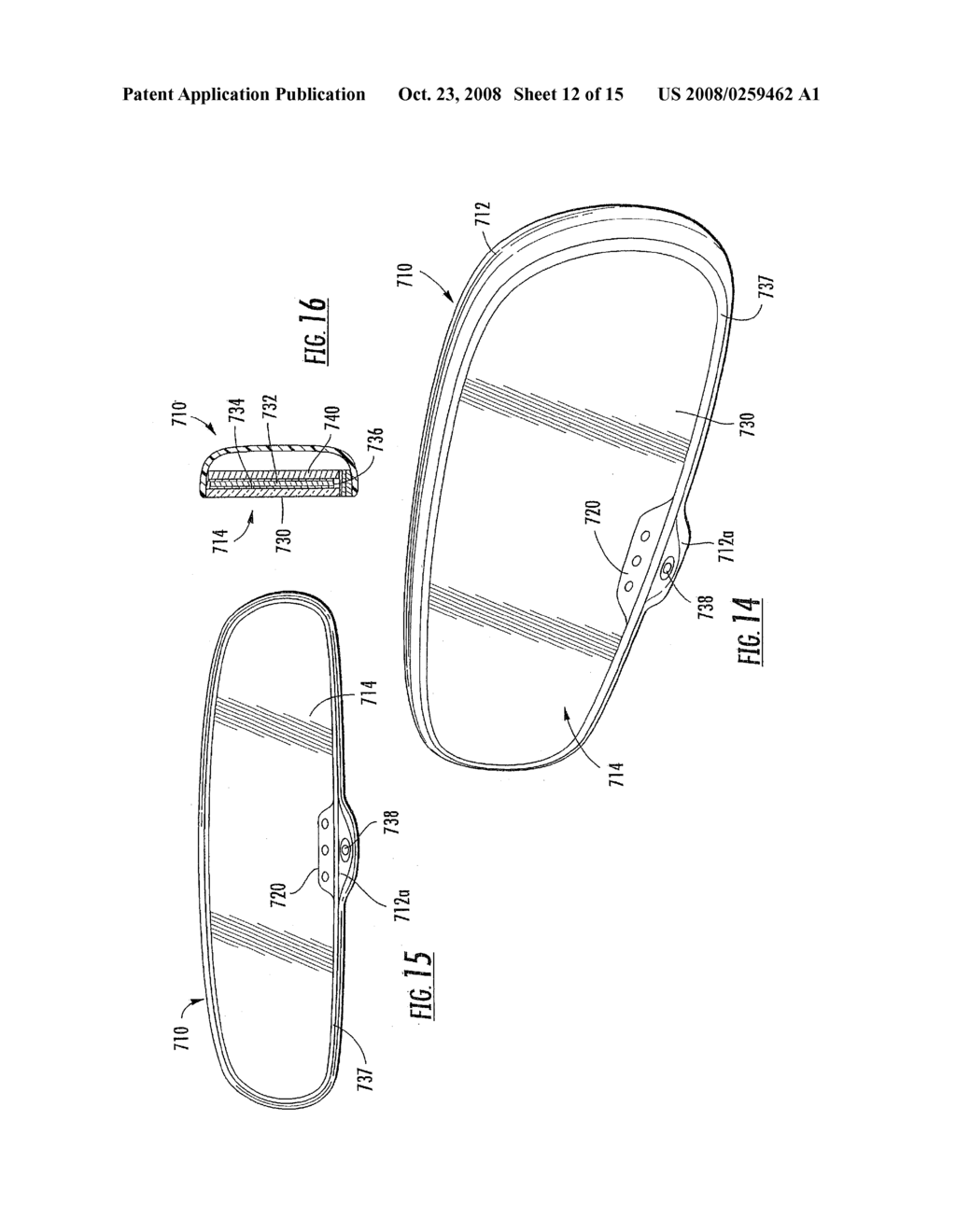 MIRROR ASSEMBLY FOR VEHICLE - diagram, schematic, and image 13