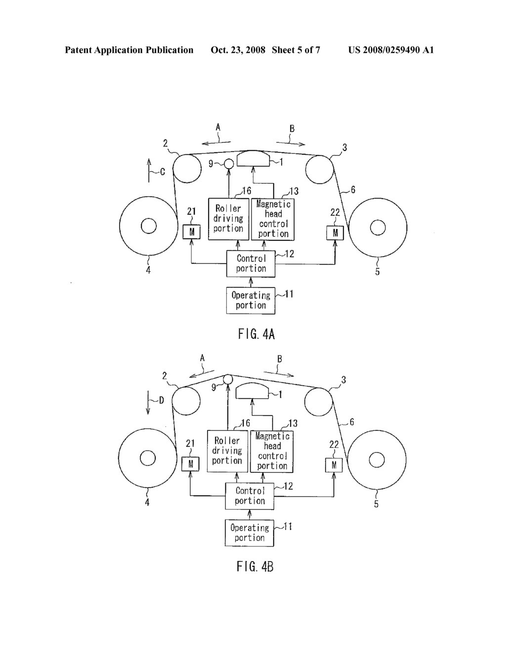 MAGNETIC TAPE DRIVING APPARATUS - diagram, schematic, and image 06