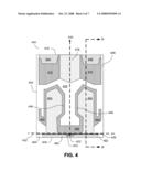 HEAD WITH A TRANSDUCER OVERCOAT HAVING A TRAILING AIR FLOW DAM THAT IS SHALLOWLY RECESSED FROM AN AIR BEARING SURFACE diagram and image