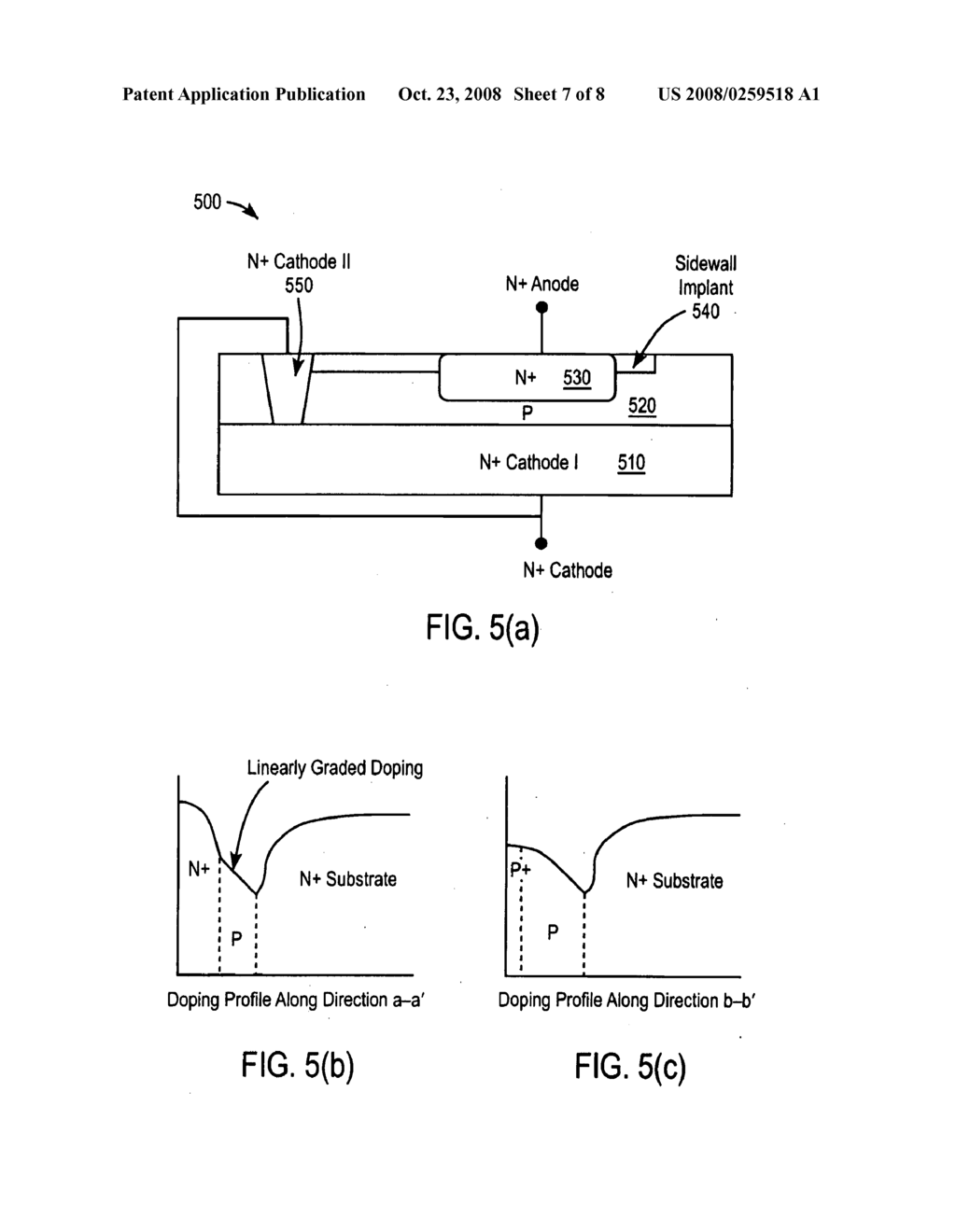 Low Operating Voltage Electro-Static Discharge Device And Method - diagram, schematic, and image 08