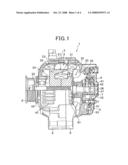 Semiconductor device used for a rectifier of a vehicle alternator diagram and image