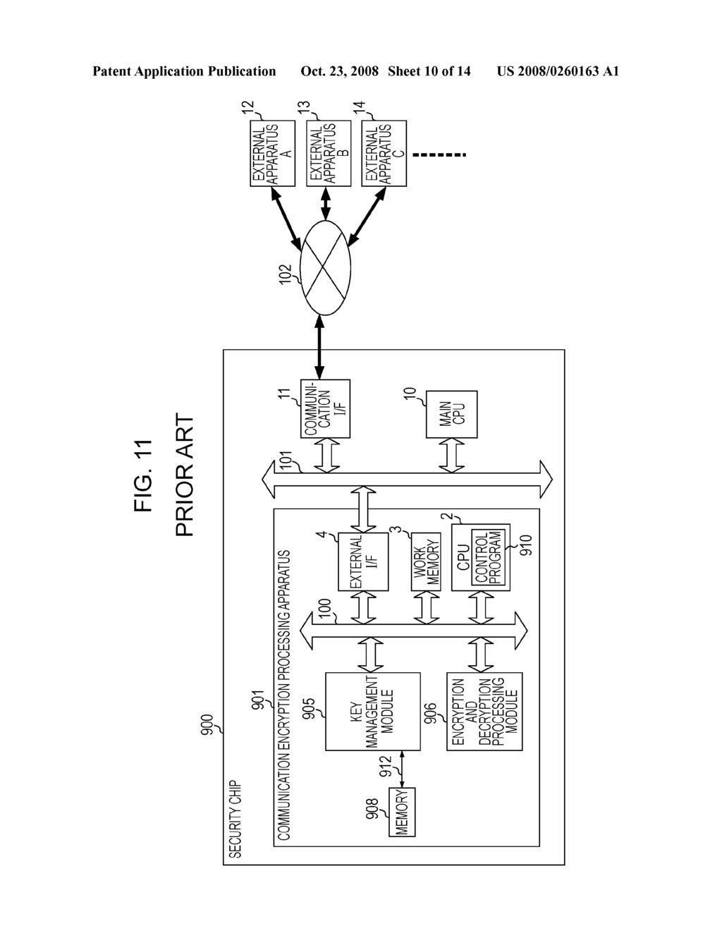 COMMUNICATION ENCRYPTION PROCESSING APPARATUS - diagram, schematic, and image 11