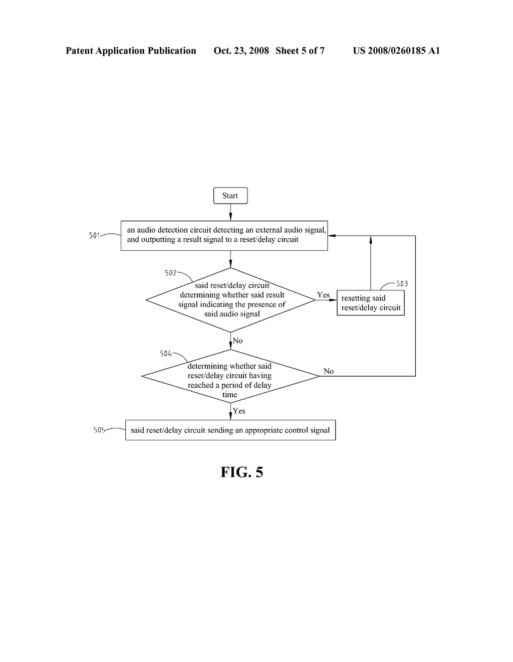 Method And Apparatus For Automatically Detecting Audio Signal And Sending Control Signal - diagram, schematic, and image 06