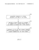 System and method for designating a boundary of a vessel in an image diagram and image