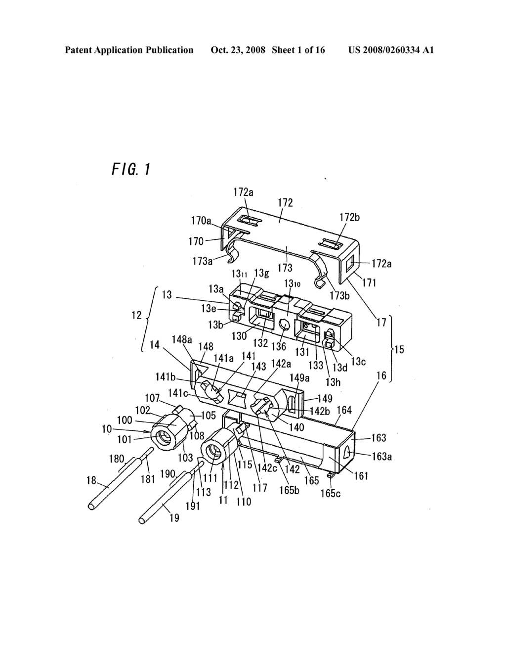 Plug-socket connector apparatus for optical fiber termination - diagram, schematic, and image 02