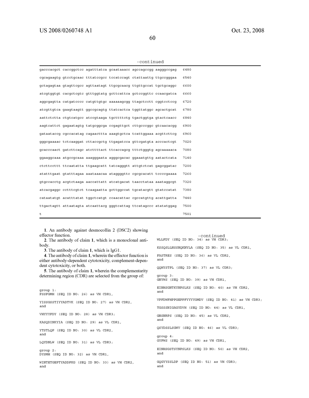 Methods for Damaging Cells Using Effector Function of Anti-Dsc2 Antibody - diagram, schematic, and image 67