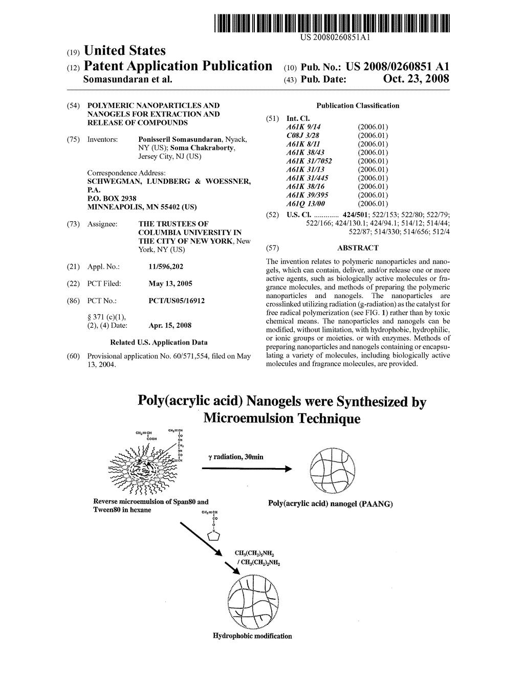 Polymeric Nanoparticles and Nanogels for Extraction and Release of Compounds - diagram, schematic, and image 01