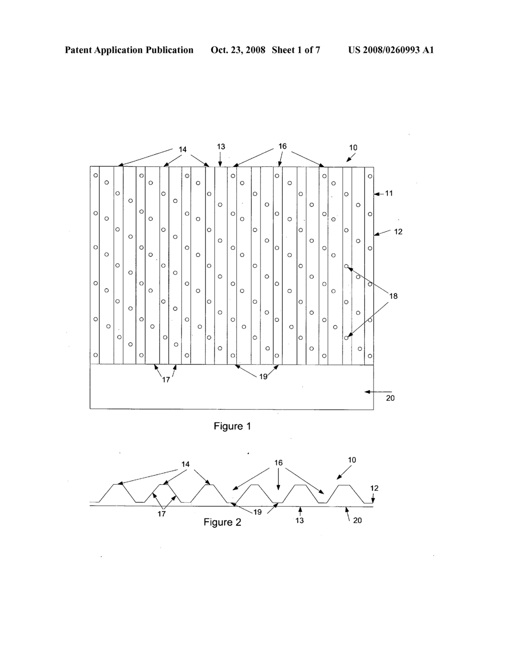 Moisture drainage product having limited bearing surface, wall system incorporating such and method therefore - diagram, schematic, and image 02