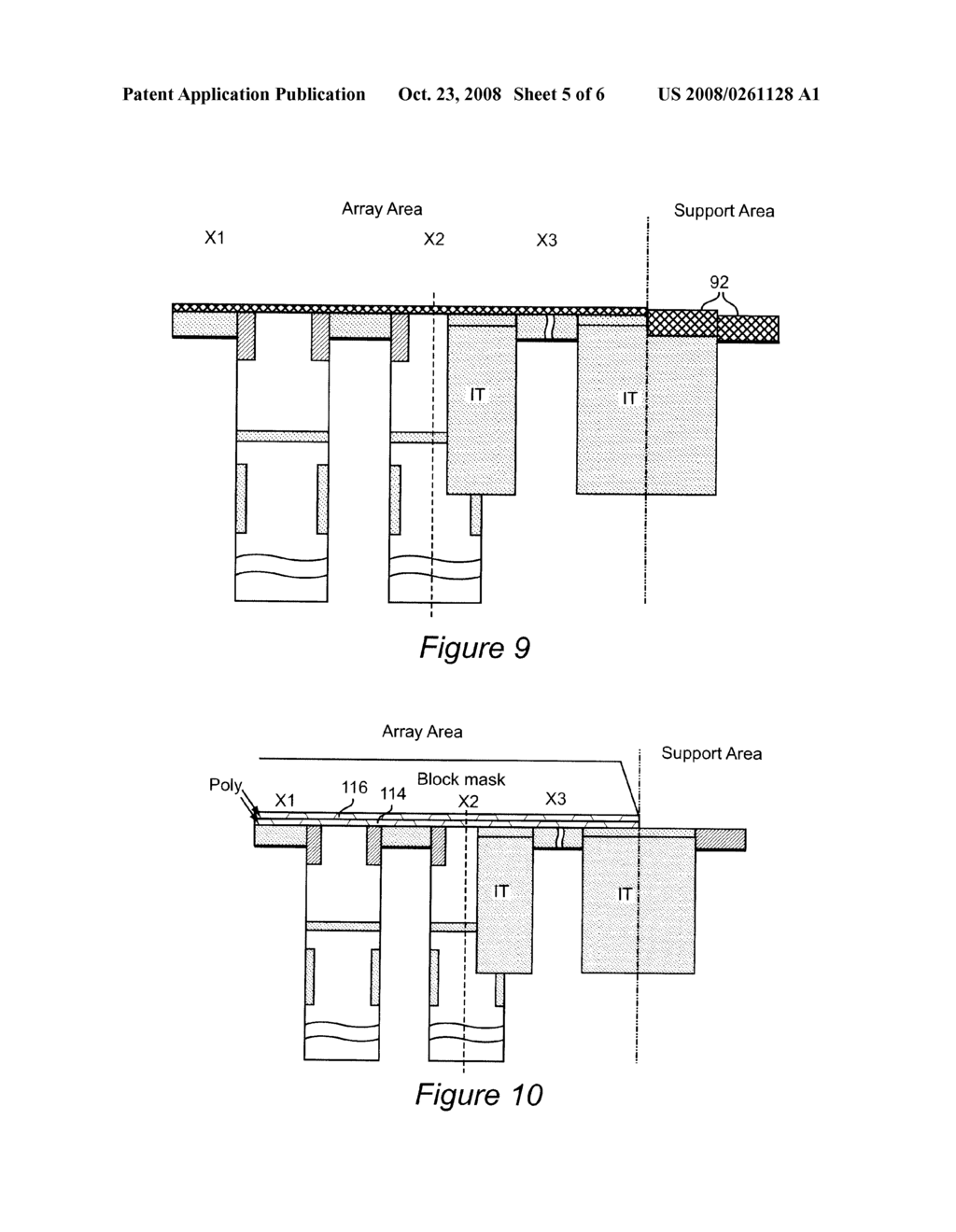 Methods and structures for protecting one area while processing another area on a chip - diagram, schematic, and image 06