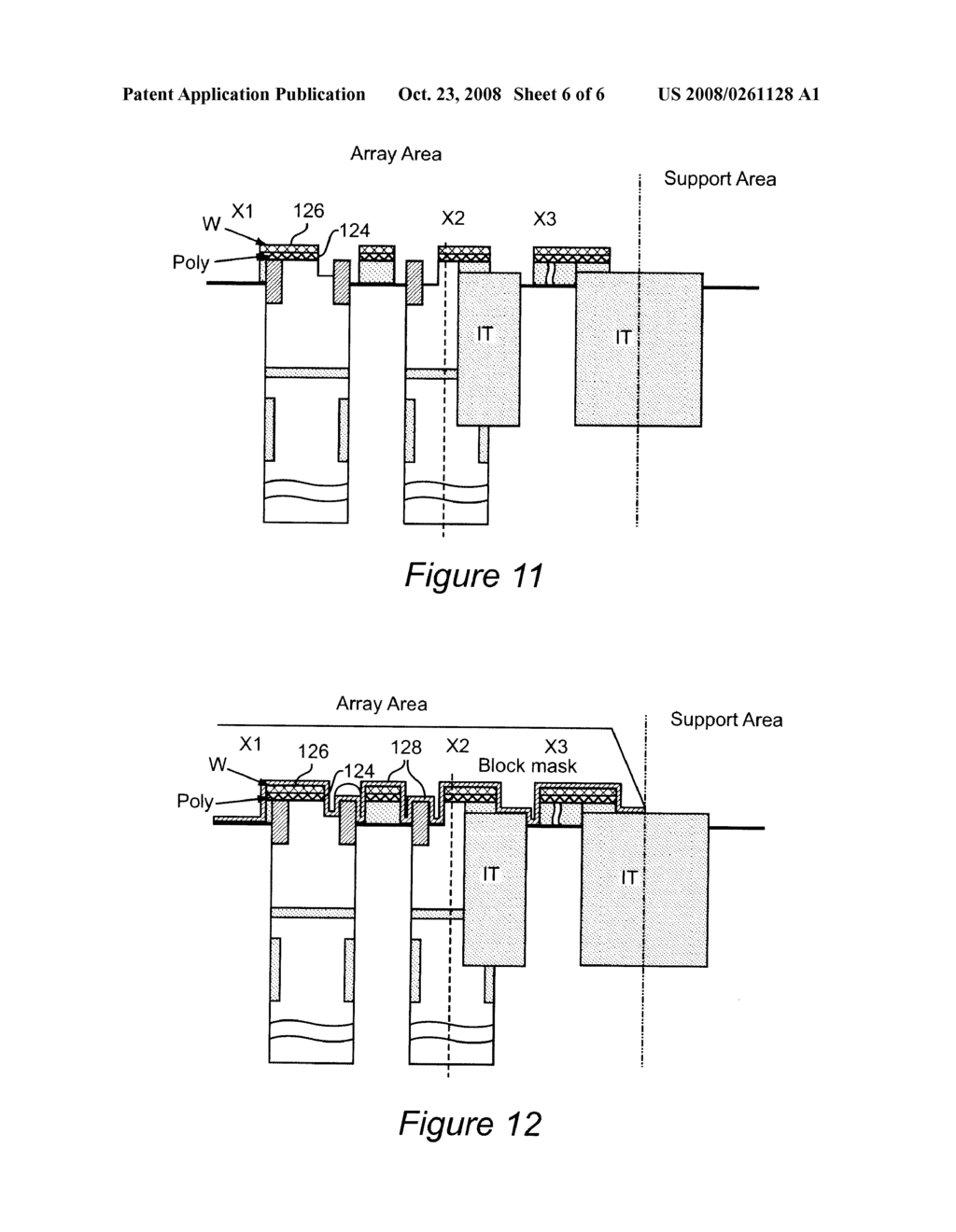 Methods and structures for protecting one area while processing another area on a chip - diagram, schematic, and image 07