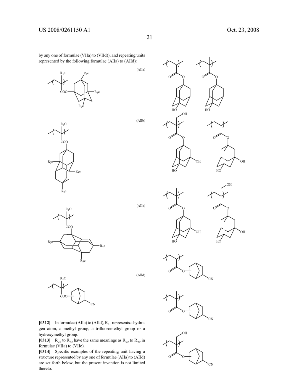 PATTERN FORMING METHOD, RESIST COMPOSITION FOR MULTIPLE DEVELOPMENT USED IN THE PATTERN FORMING METHOD, DEVELOPER FOR NEGATIVE DEVELOPMENT USED IN THE PATTERN FORMING METHOD, AND RINSING SOLUTION FOR NEGATIVE DEVELOPMENT USED IN THE PATTERN FORMING METHOD - diagram, schematic, and image 28