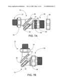 Adjustable connector for electrical cable diagram and image