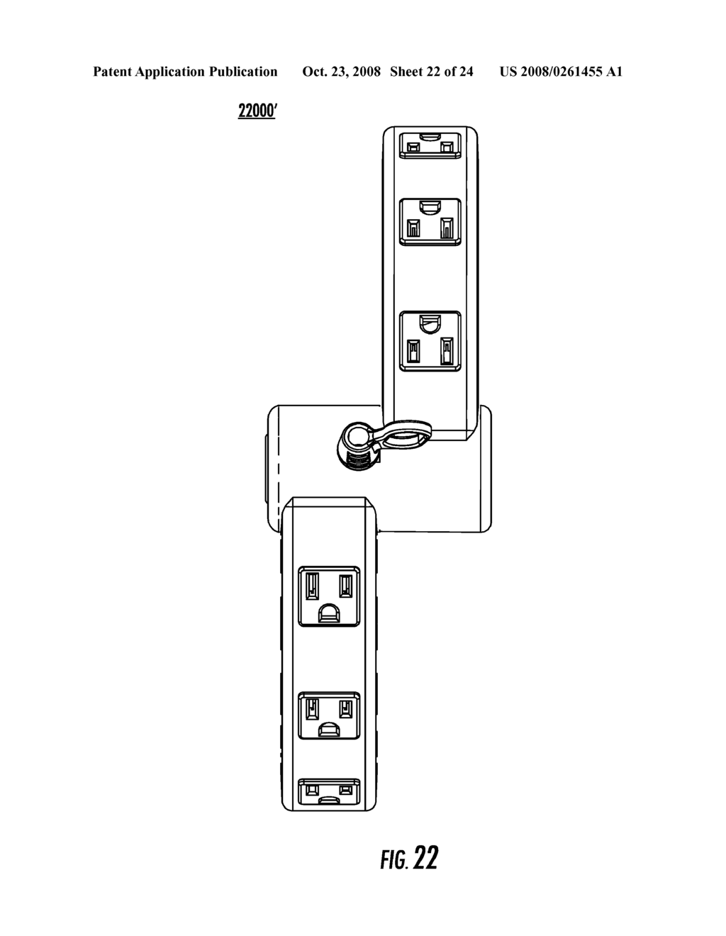 MOUNTABLE POWER STRIPS WITH OFFSET ARM SECTIONS - diagram, schematic, and image 23