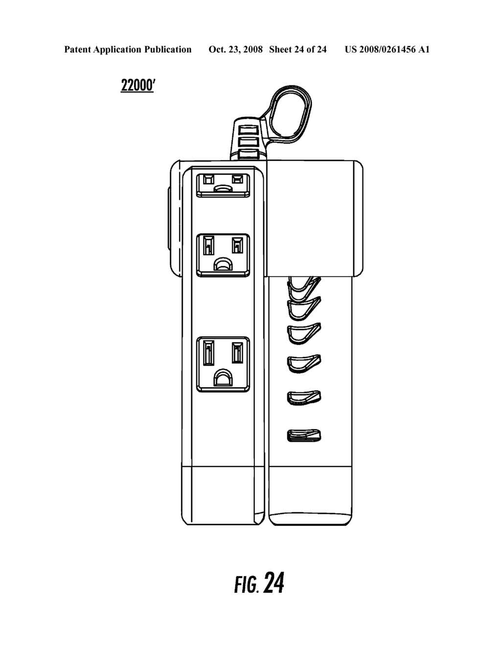 MOUNTABLE POWER STRIPS HAVING HANDLE GRIPS - diagram, schematic, and image 25