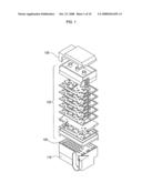 Junction box having block type structure diagram and image