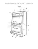 Gaming machine and display device therefor diagram and image