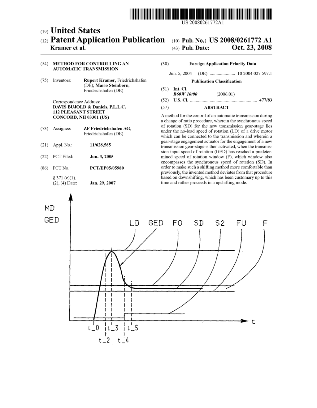 Method for Controlling an Automatic Transmission - diagram, schematic, and image 01