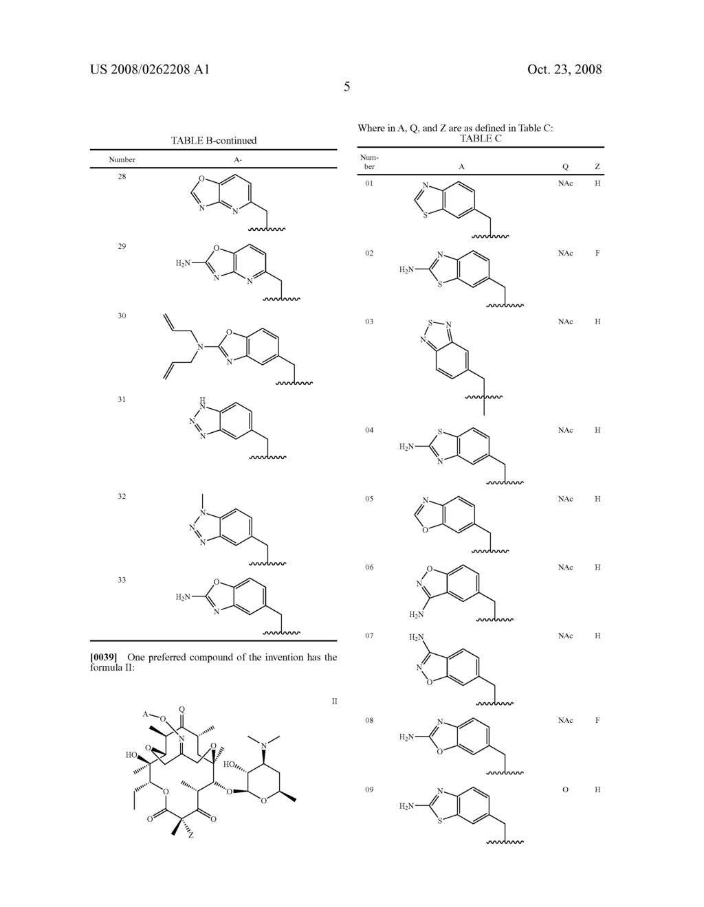 6-11 Bridged Oxime Erythromycin Derivatives - diagram, schematic, and image 06