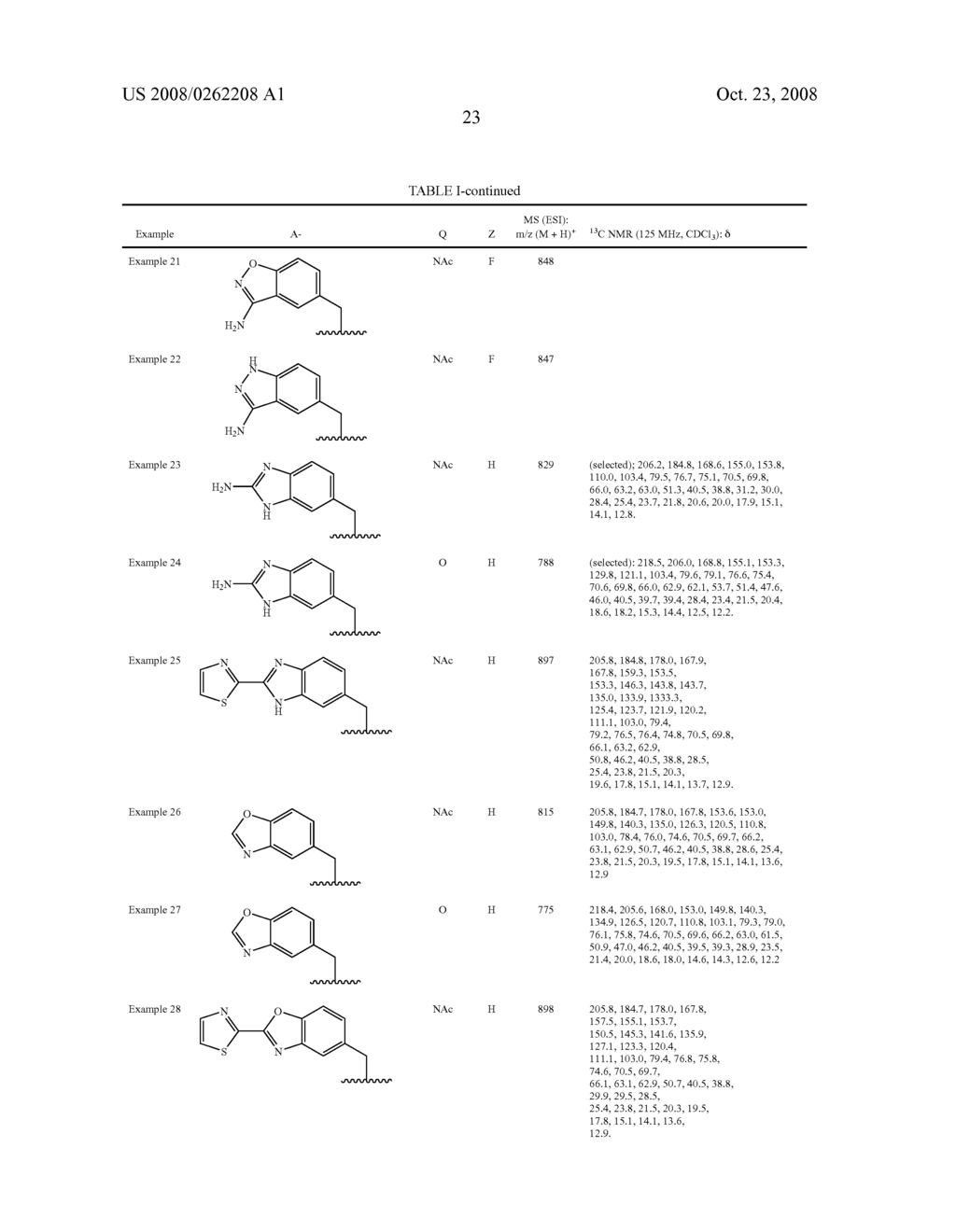 6-11 Bridged Oxime Erythromycin Derivatives - diagram, schematic, and image 24