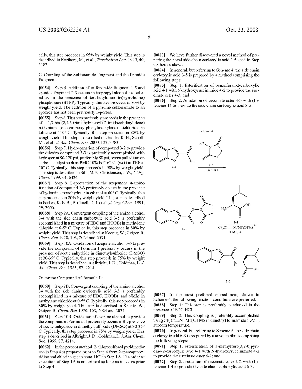 Method of Preparation of Benzofuran-2-Carboxylic Acid -Amide - diagram, schematic, and image 09