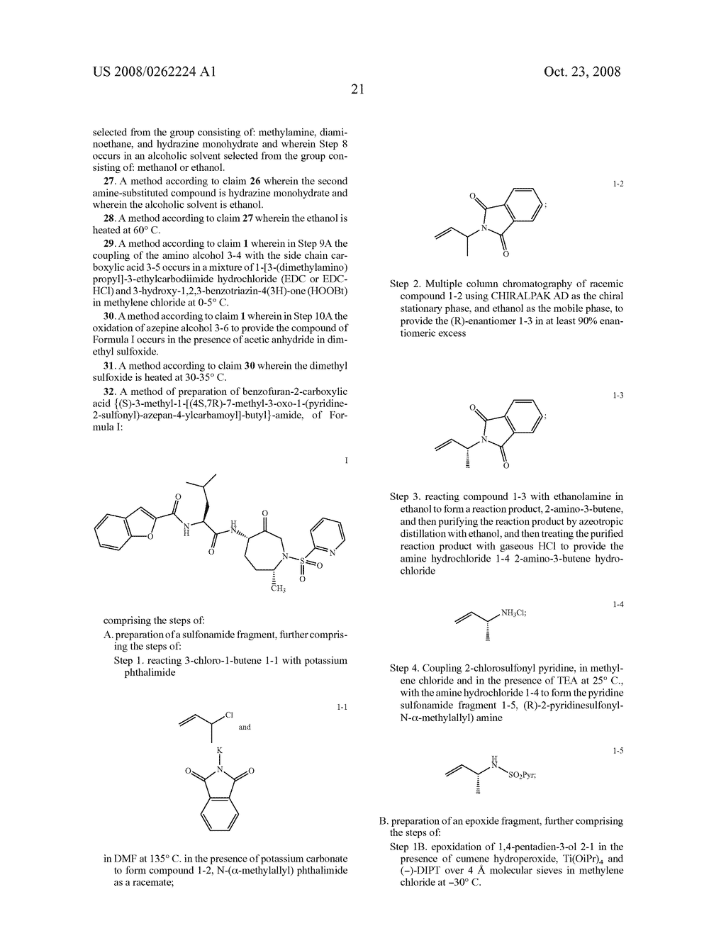 Method of Preparation of Benzofuran-2-Carboxylic Acid -Amide - diagram, schematic, and image 22